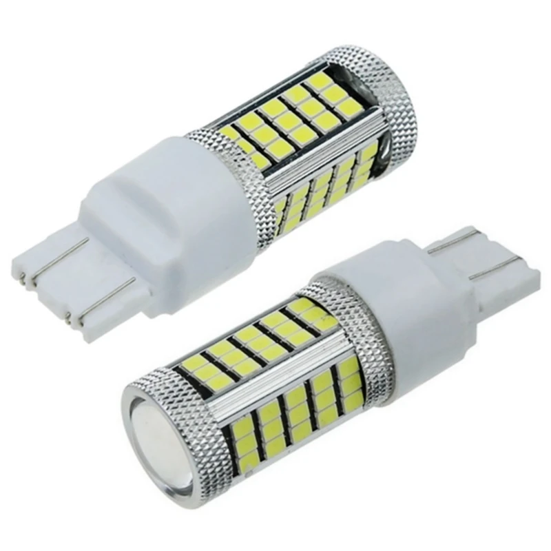 

2pcs W21/5W 7443 T20 LED car rear light stop bulbs 21/5W auto Direction Indicator lamps red white yellow amber 12V 2X