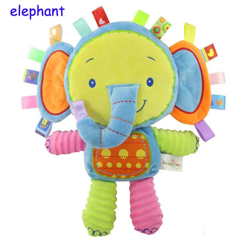 Happy Monkey Игрушки для маленьких детей детские животные куклы Детские Погремушки