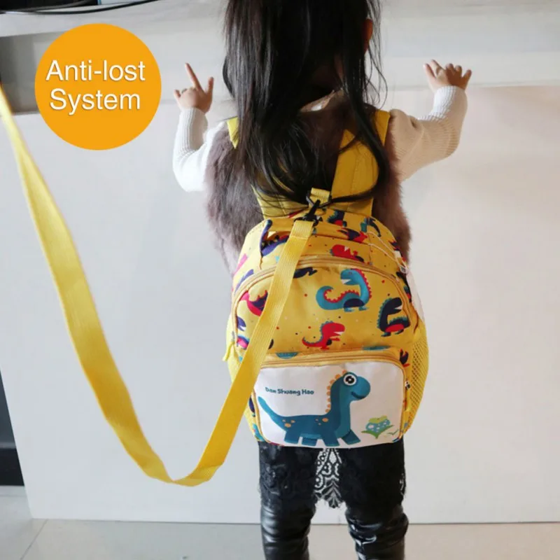 Плюшевые рюкзаки школьные сумки с принтом динозавра детские школьные сумки мультфильм Животные школьные рюкзаки с принтом анти-потерянный