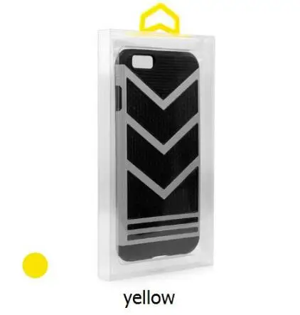 yellow 50 шт. Пользовательский логотип Чехол для телефона пустая упаковочная коробка для iPhone X 7 7 Plus пустой ПВХ прозрачная подарочная посылка - Цвет: yellow