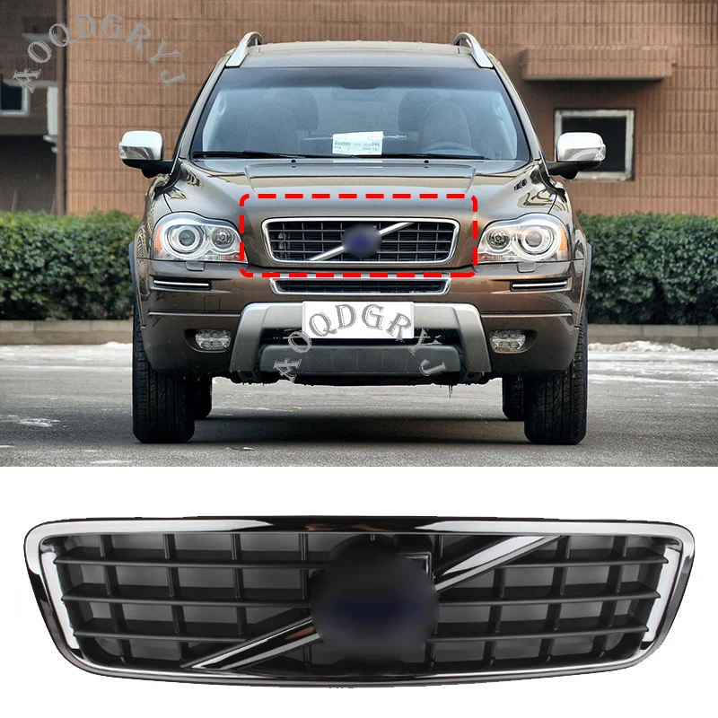 

1pcs Car Styling For volvo XC90 2007-2013 Front Bumper Grille Grill Cover