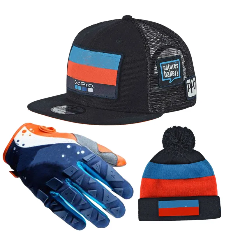 

2019 Motorcycle Gloves ATV Team Motocross Gloves For moto Pom Beanie Team Snapback Mtb Mountain Bike MX Glove