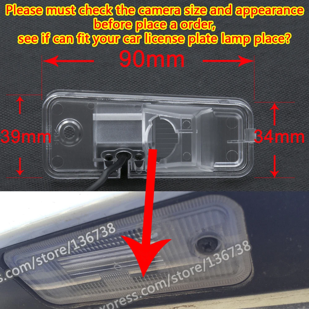 Dynamic Trajectory Rear View Camera For Hyundai Santa Fe SantaFe IX25 Azera Creta Carens Backup Parking Mirror Monitor