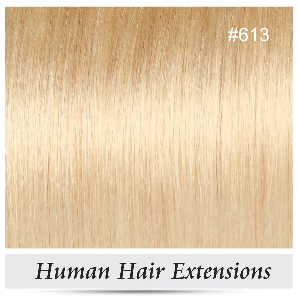 Alishow ленты в Пряди человеческих волос для наращивания двойные вытянутые Волосы remy прямые Невидимый на Клейкой Ленте имитирующей кожу PU касета на волосы для наращивания - Цвет: #613