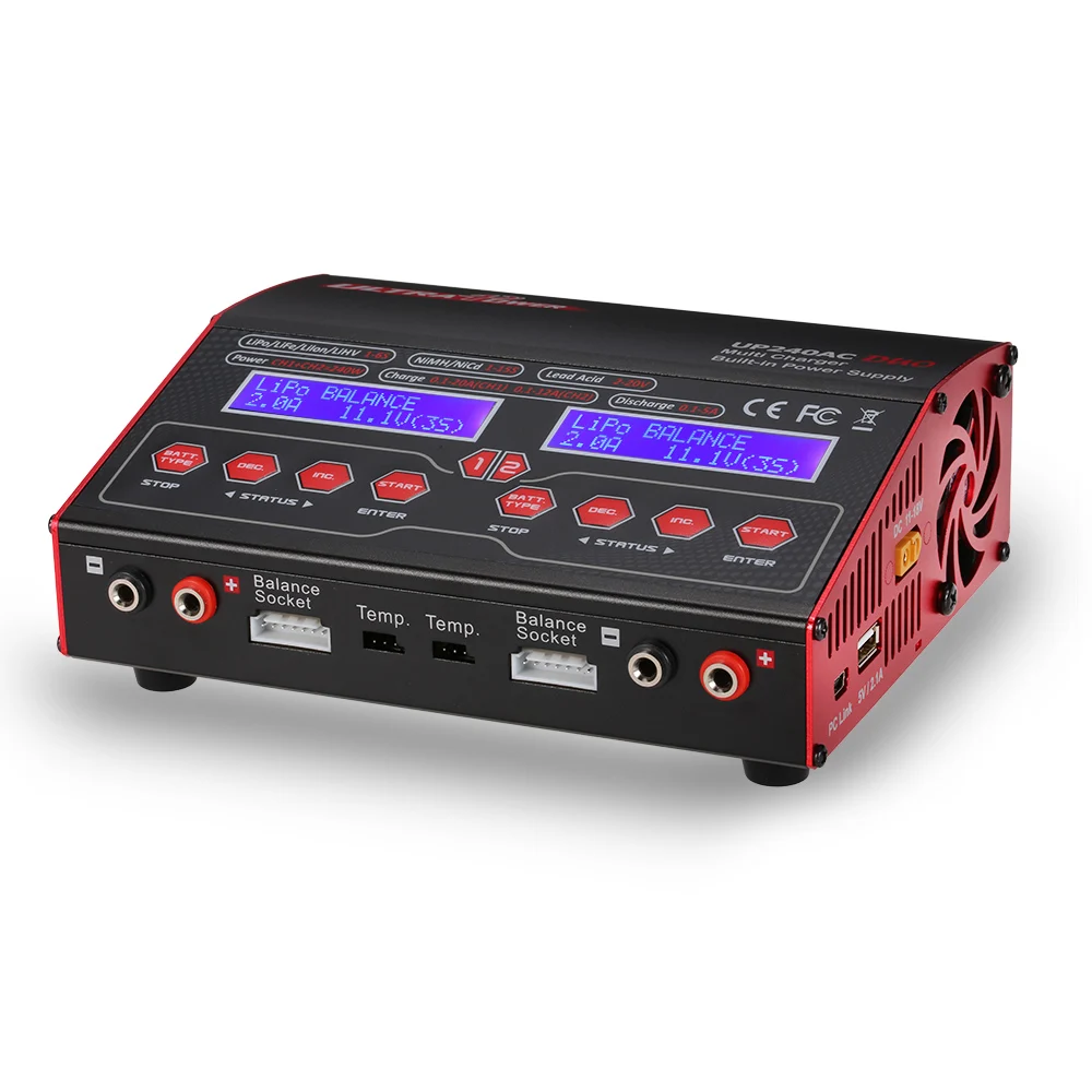 Lipo Charger RC Power UP240AC DUO 240W 2in1 LiPo NIMH NiCd Battery RC Helicopter Drone Balance