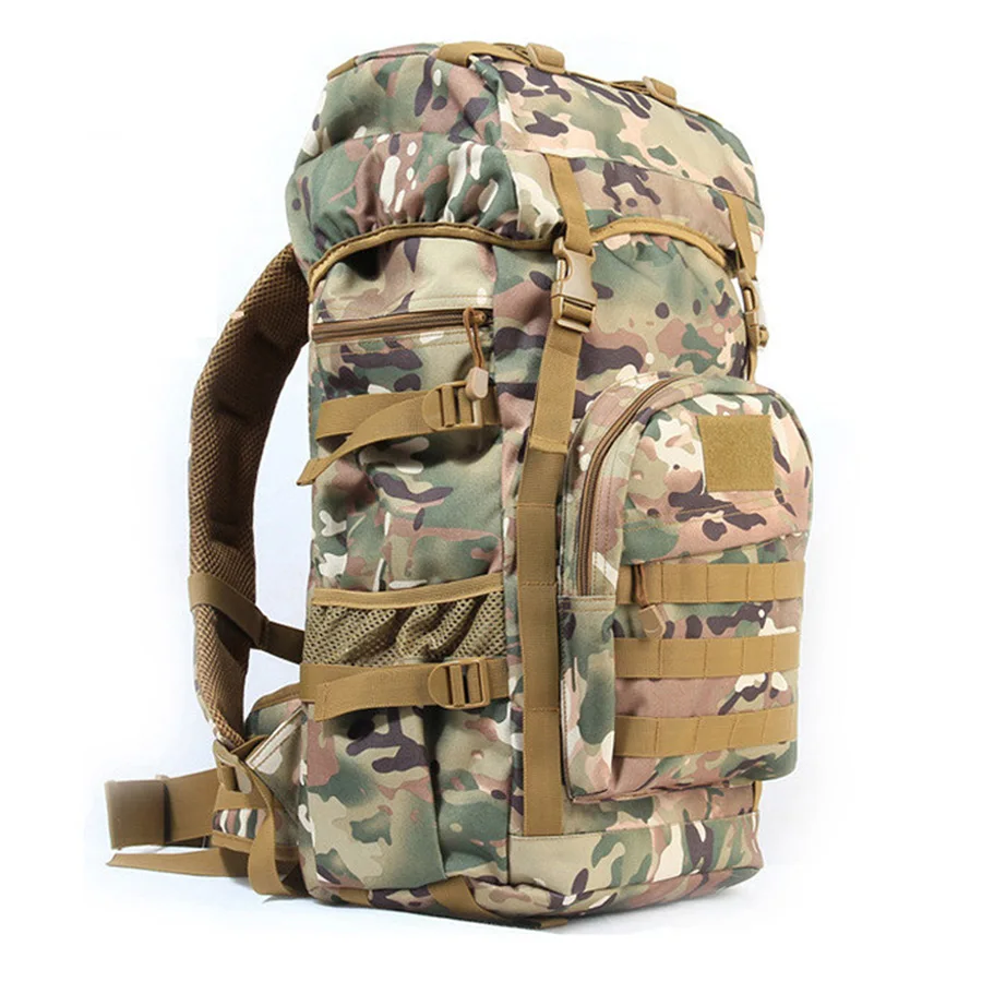 

50L Outdoor Military Tactical Backpack Large Capacity Camping Bags Mountaineering bag Men's Hiking Rucksack Travel Backpack