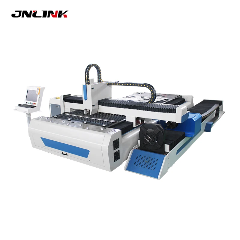 

Hobby 1530 1325 1515 1545 cnc fiber metal sheet laser cutter machine with Rotary device