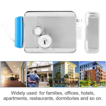 

Stainless Steel Electronic Lock Door Access Control Video Doorbell Intercom (Right Front)