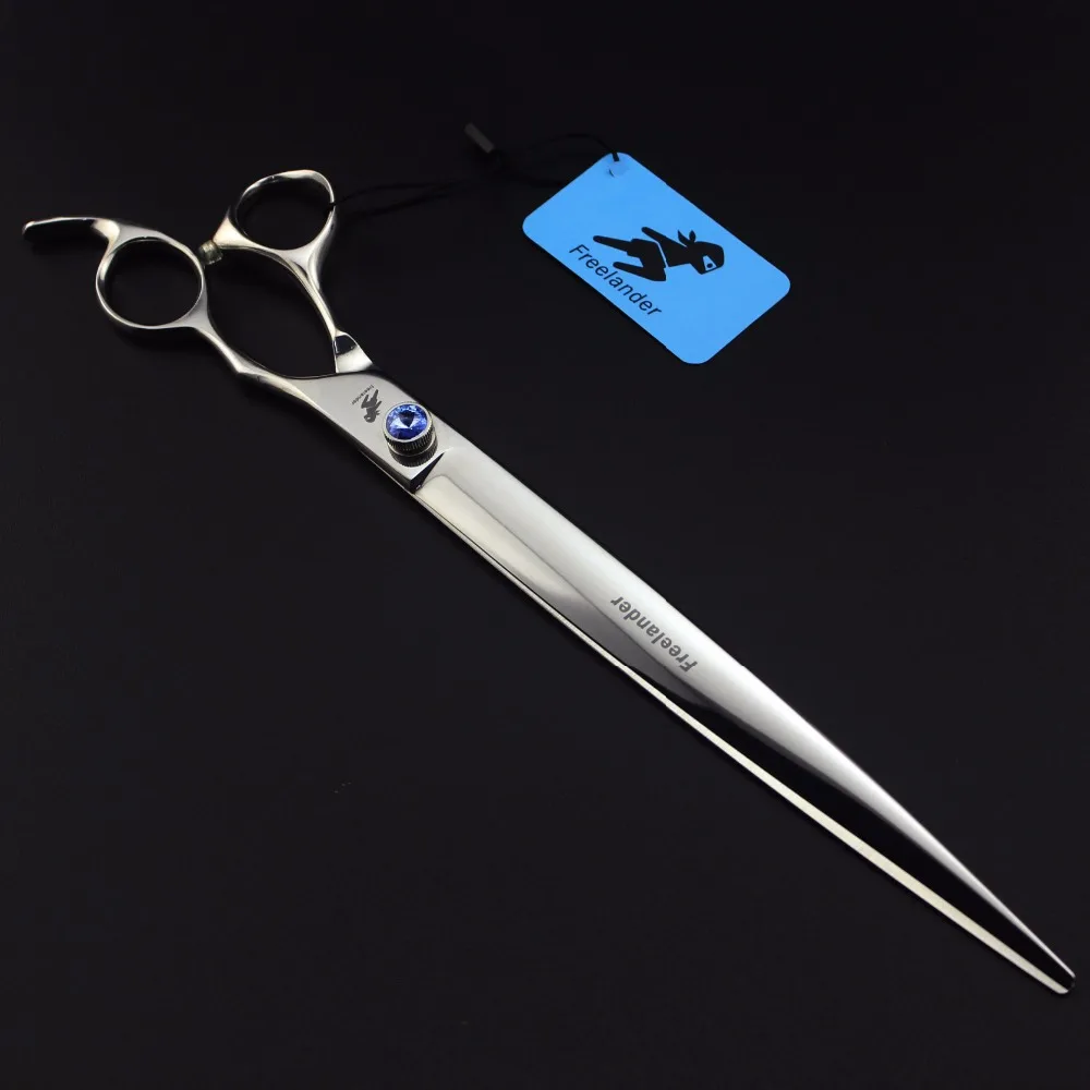 Japan 440C 10 inch pet scissors straight cut flat cut pet scissors