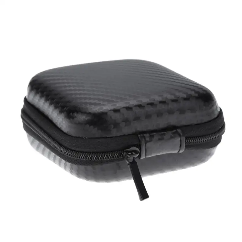 

Square Shape Hard Protective Carry Storage Bag for Bluetooth Headset Cable Earphone Protect Bag Pouch Cover Dual Buffer Layer