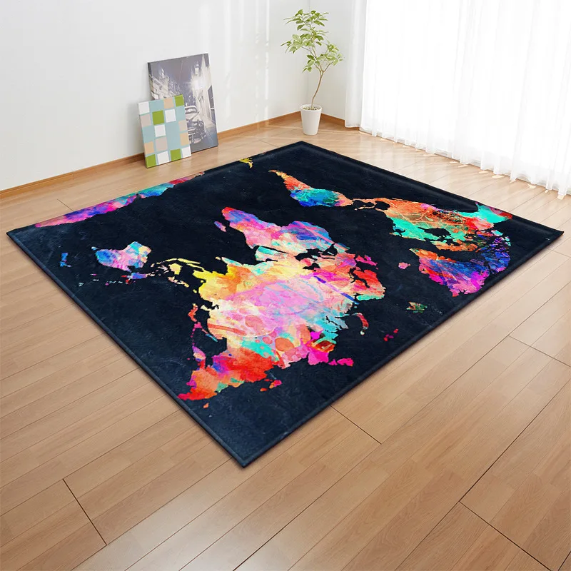 Nordic Style Geometric Pattern 3D Carpet Large Size Living Room Bedroom Tea Table Rug and Carpet Rectangular Antiskid Floor Mat - Цвет: C1221-115