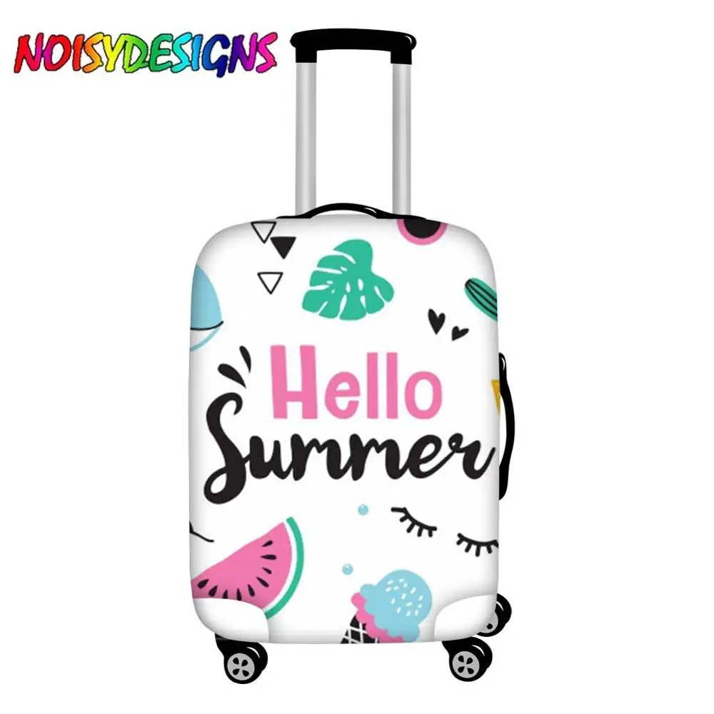 Different Cute Avocados Travel Luggage Cover Suitcase Protector Washable Zipper Baggage Cover