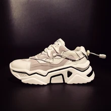 Chunky Sneakers Women Flats Platform Sneakers Women Summer Autumn Women Sneakers 2019 New Fashion Breathable Casual White Shoes 2018 summer autumn new fashion women shoes casual flats solid breathable simple women casual white shoes sneakers