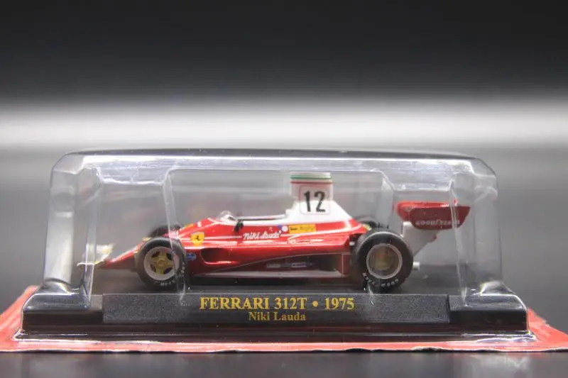 I XO 1:43 Fer rari 312T 1975 Lauda сплав модель автомобиля литья под давлением металлические игрушки подарок на день рождения для детей мальчик