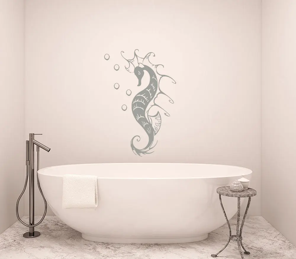 Ocean Wall Decals New Style Seahorse Vinyl Waterproof