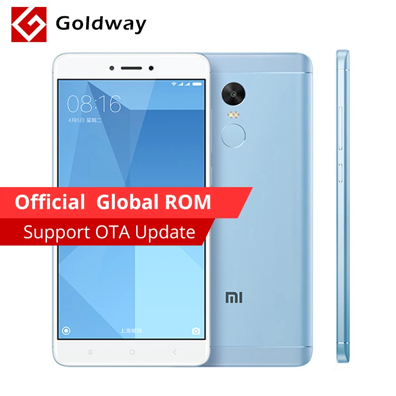 bilder für Ursprüngliche Xiaomi Redmi Hinweis 4X Pro Prime Handy 4 GB RAM 64 GB ROM Löwenmaul 625 Octa-core 5,5 "FHD 4100 mAh Fingerprint ID bilder für Ursprüngliche Xiaomi Redmi Hinweis 4X Pro Prime Handy 4 GB RAM 64 GB ROM Löwenmaul 625 Octa-core 5,5 "FHD 4100 mAh Fingerprint ID
