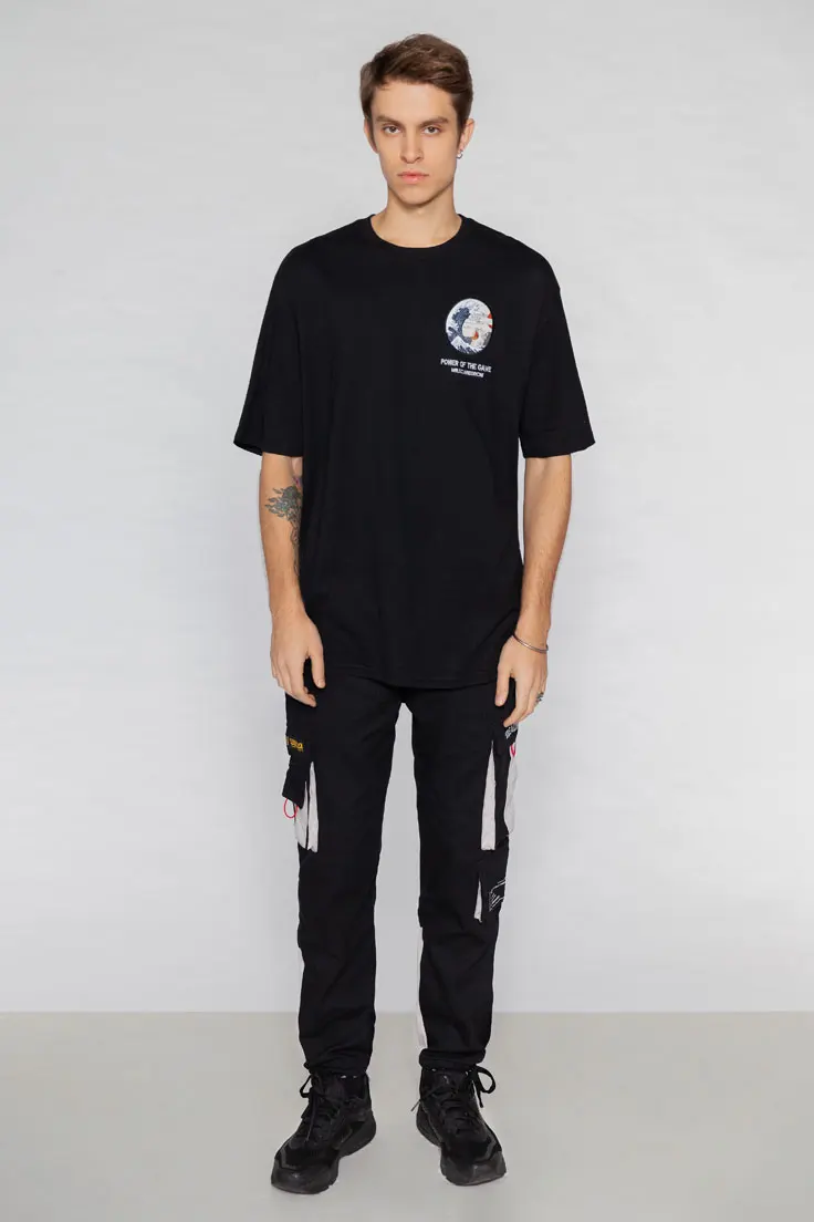 Japanese Embroidery Ukiyo Cat Tshirts 5