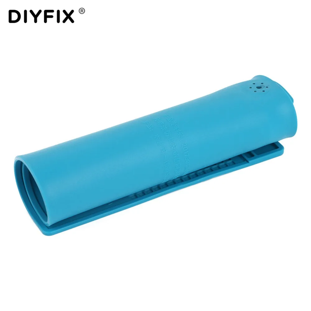 DIYFIX S140 35x25 см теплоизоляция силиконовый коврик стол коврик техническое обслуживание платформы с магнитной секцией BGA пайки инструмент для ремонта