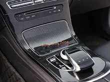 2 ШТ. ABS Интерьера Переключения Передач Shifter Панели Крышки Накладка Для Mercedes Benz 2015-2017 GLC X253