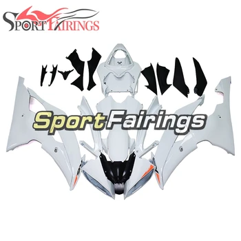 

Full Fairings For Yamaha YZF600 R6 08 09 10 11 12 13 14 15 16 Plastics ABS Motorcycle Fairing Kits Bodywork White Hulls
