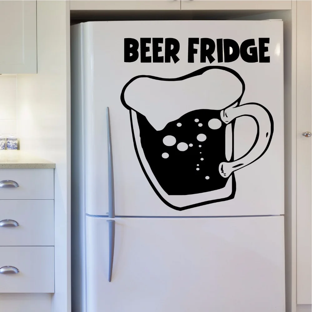 Beer Home Fridge Freezer Party celebration restaurant bar wall decals