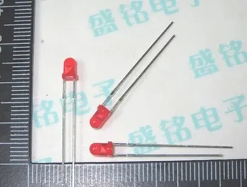 

1000pcs long legs F3 3mm Red Round Superbright LED Light LED diffused