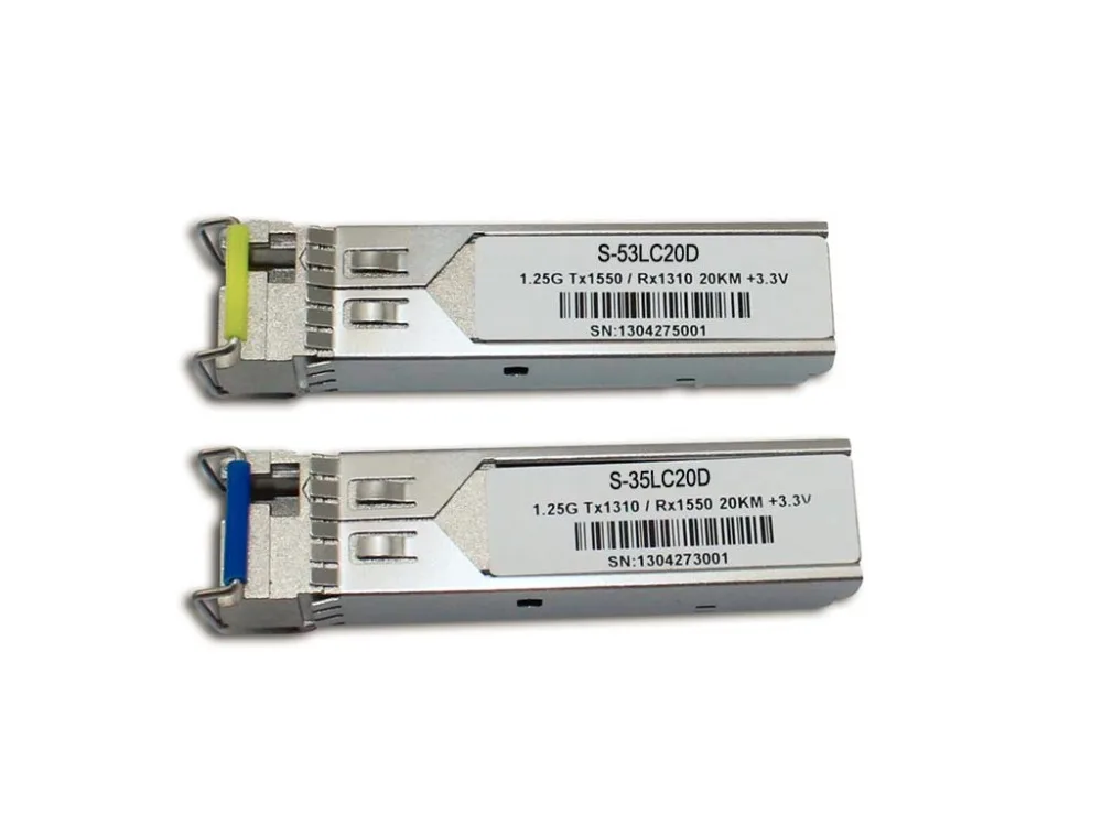 S-35LC20D/S-53LC20D Mikrotik Compatible 1.25G SM SFP LC 20km bidi pair price | Мобильные телефоны и аксессуары
