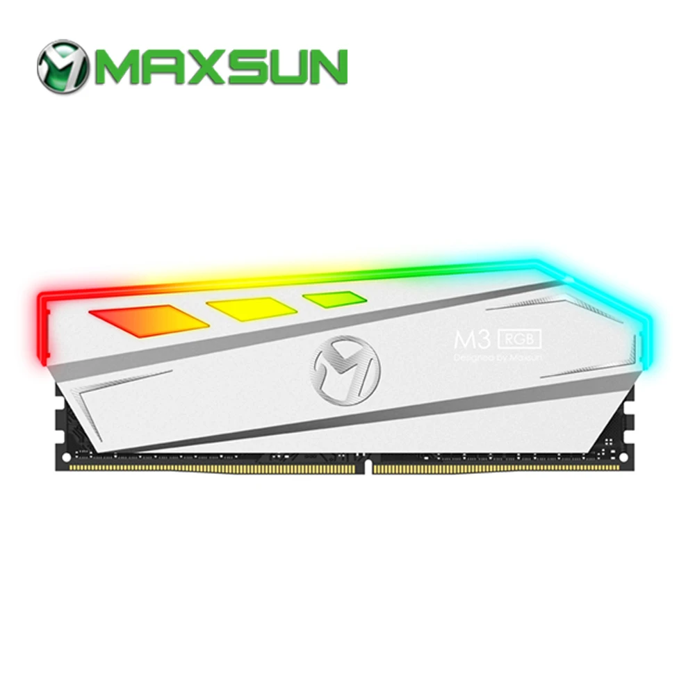 MAXSUN RGB RAM DDR4 8 GB/16 GB настольная память 2400MHz напряжение памяти 1 2 V пожизненная