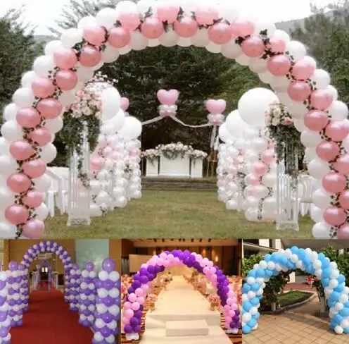 100 шт Матовый 2,2 г утолщение воздушный шар смешанных цветов фестиваль свадьба сцена макет магазин Открытый День рождения воздушные шары арки