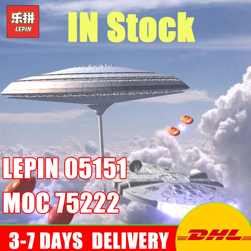 

2018 DHL Compatible 75222 Lepin 05151 3149 PCS Star Plan Wars Set Model Building Blocks Bricks Christmas Toy