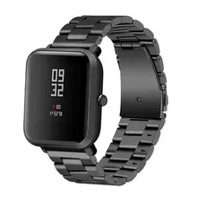 Браслет из нержавеющей стали ремешок для Xiaomi Amazfit Bip Молодежные часы Apr25