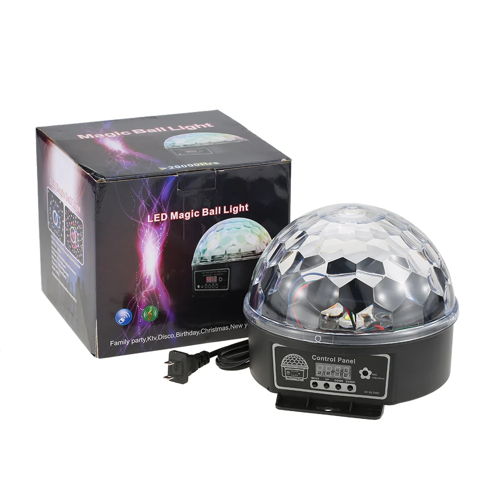 Movendo a Cabeça Luz de Discoteca Laser Digital Cristal Bola Mágica Efeito Luz Dmx 512 Disco Iluminação Palco Eua Plug dj Led Rgb 12 High Quality Luzes e Iluminação