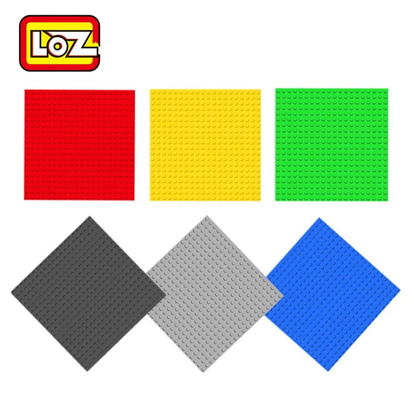 

20*20 dots LOZ Diamond Blocks Building Blocks Parts Compatible With LOZ Classic Base Plates Plastic Bricks Baseplates 8cm*8cm