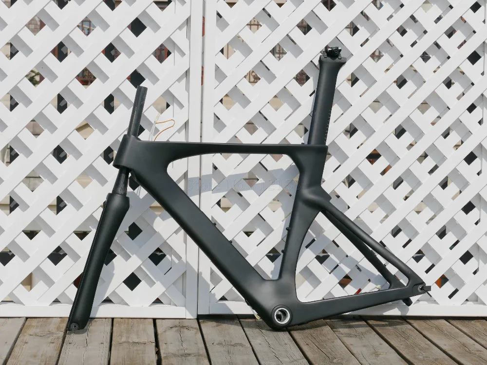 2019 # Toray Carbon UD карбоновая матовая велосипедная Рама для триатлона подседельный