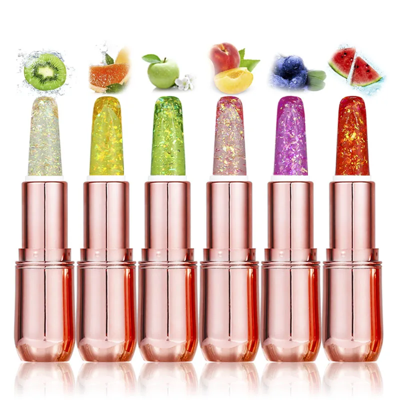 

Fashion Diamond Dazzling Color Lipstick Women Moisturizing Lip Balm Waterproof Warming Fruit Lip Balm