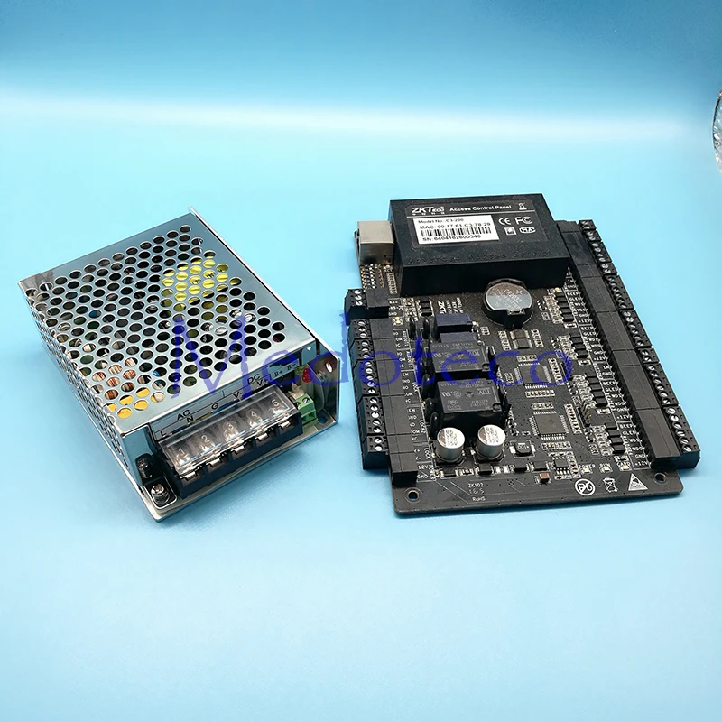 Tcp/ip C3-200 two doors access control panel zk door access control system access control board +original 030B Power Supply Unit Tcp/ip C3-200 two doors access control panel zk door access control system access control board +original 030B Power Supply Unit
