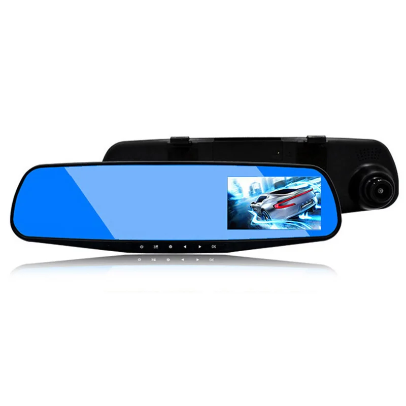 Драконский вагон 4 3 &quot1080 P Автомобильное зеркало заднего вида dvr автомобиль full HD
