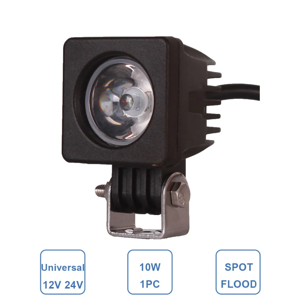 

10W LED Work Light Car Auto SUV ATV AWD 4X4 Offroad Driving Fog Lamp Motorcycle Truck Reverse Backup 12V 24V Parking Spotlight