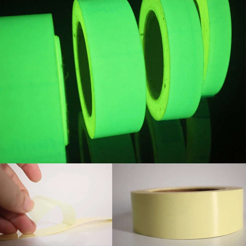 Green/Blue/Orange 3M Luminous Tape Glow In The Dark Safety Stage Home Decorations Self-adhesive
