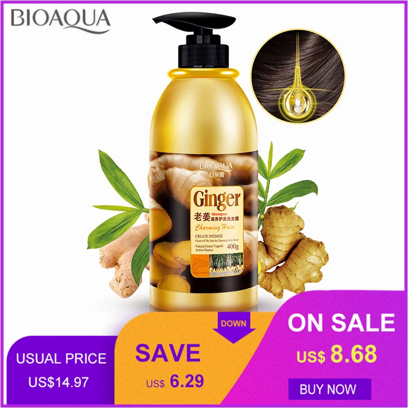 Herbal Ginger Hair Shampoo No Silicone Oil Oil Control Anti Dandruff