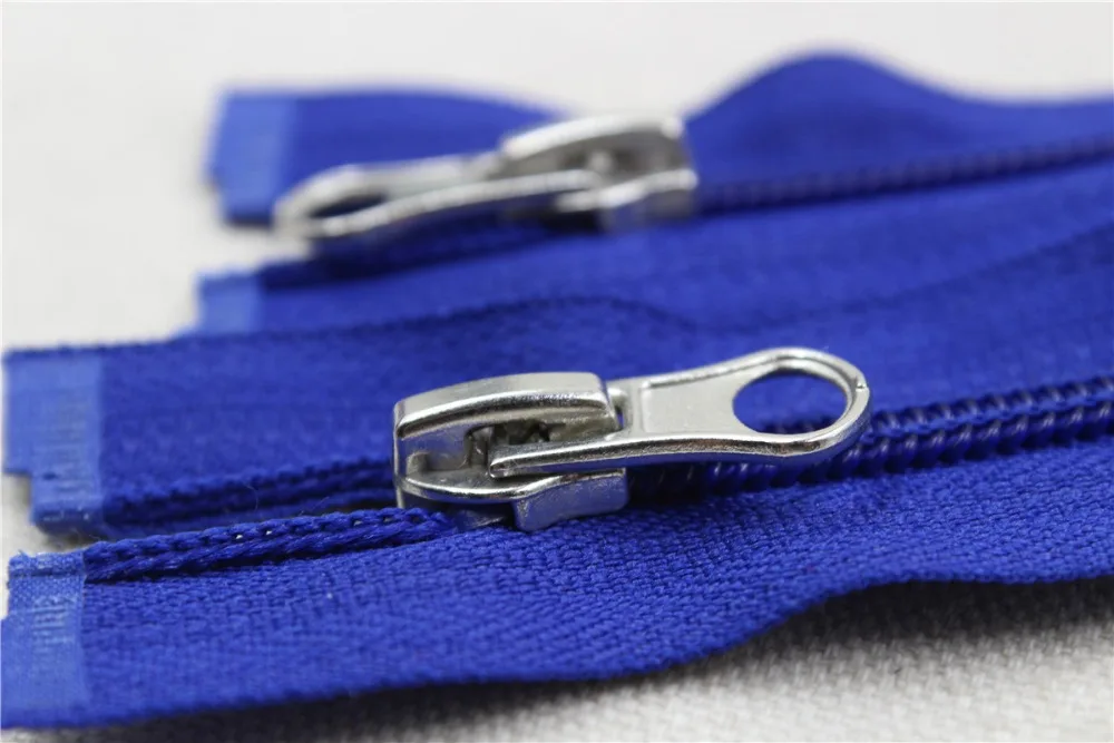 20PCS high quality zipper sewing DIY 5 blue zipper, resin zipper 63cm
