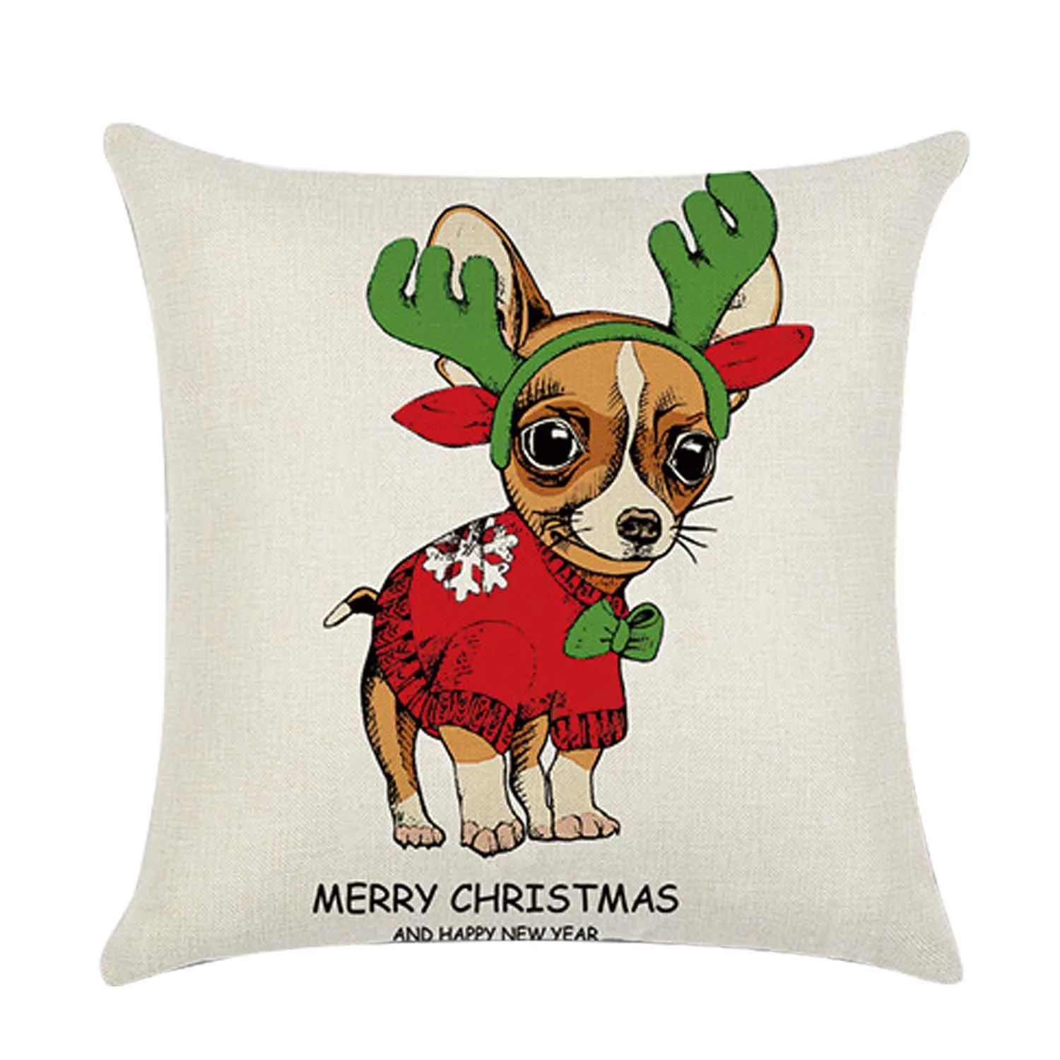 Behogar عيد ميلاد سعيد انغلق الكتان غطاء مسند كنبة مربّع حالة وسادة المخدة لعيد الميلاد حزب المنزل كنبة مكتب ديكور Behogar عيد ميلاد سعيد انغلق الكتان غطاء مسند كنبة مربّع حالة وسادة المخدة لعيد الميلاد حزب المنزل كنبة مكتب ديكور