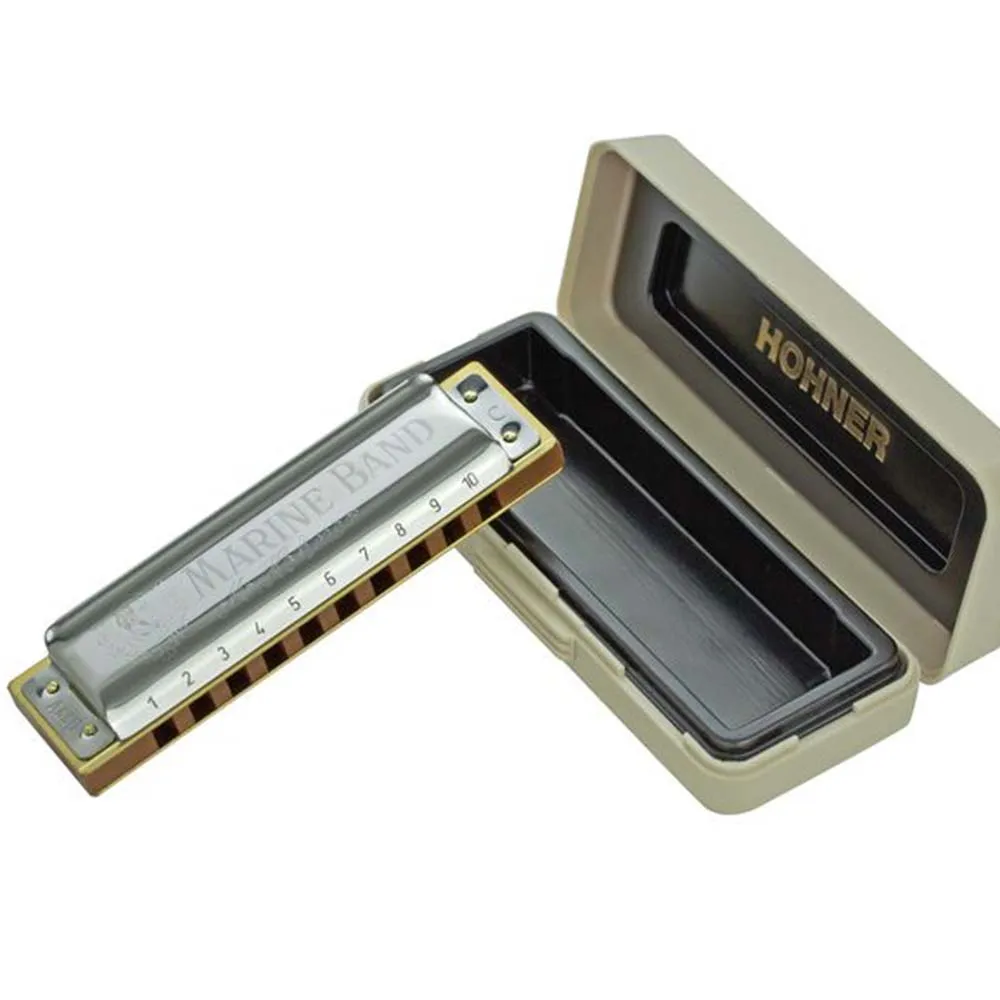 Hohner Marine Band 1896 Klassieke губные гармоники Diatonische 10 гатен 20 Тон Монд оргель Originele Губная гармошка Sleutel Ван C музыкальный i