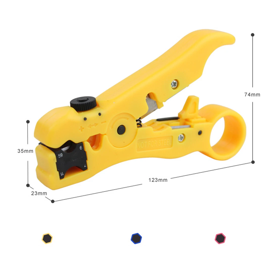 1pcs Hand tools Cat5 Cat6 Wire Coax Coaxial Stripping Tool Universal