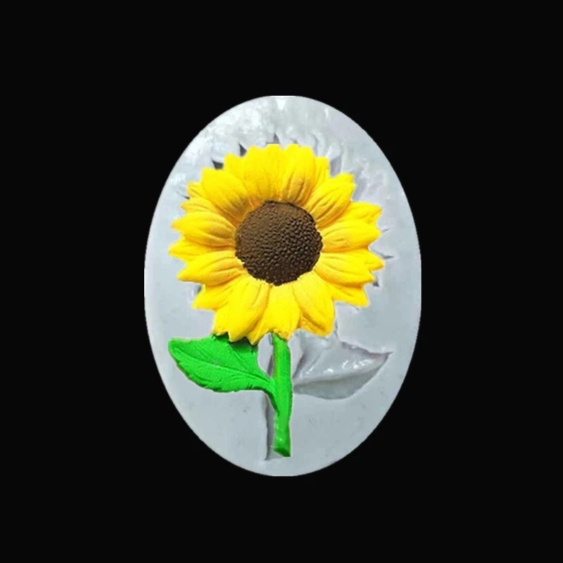 

Sunflower Shaped Silicone Cake Mold Craft Fondant Cake Decoration Tools Candy Chocolate Molds kitchen Baking Tools