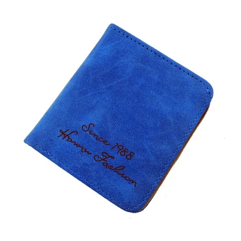 

Women Wallet Buckle Short Paragraph New Matte Ladies Wallets PU Leather Retro Student Wallet