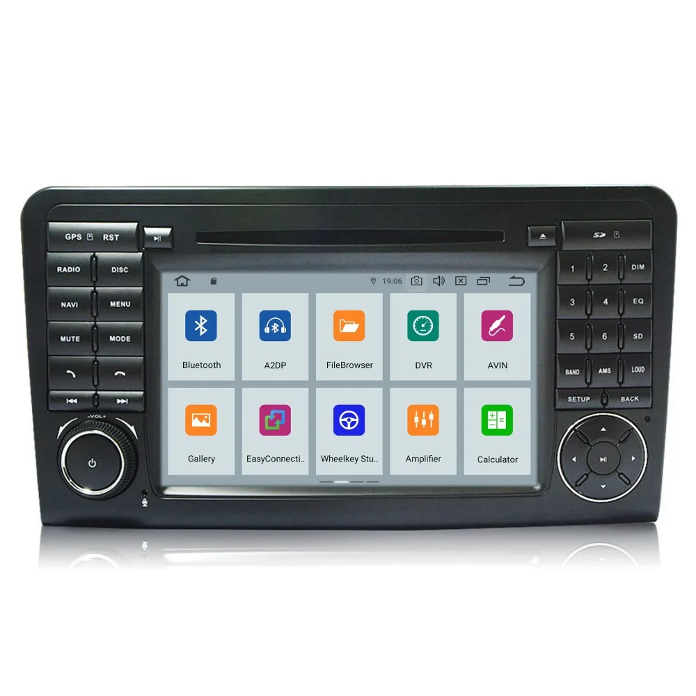 COIKA " Andorid 9,0 Системы автомобильный DVD gps радио для Benz W164 M300/ML350 X164 GL420/GL450/GL500 Сенсорный экран 2+ 16G Оперативная память DVR SWC BT