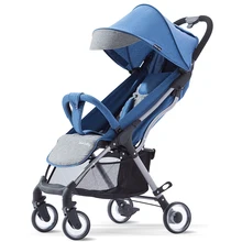 Bluebaby коляска может лежать ультра светильник портативный складной зонт четыре колеса детская коляска