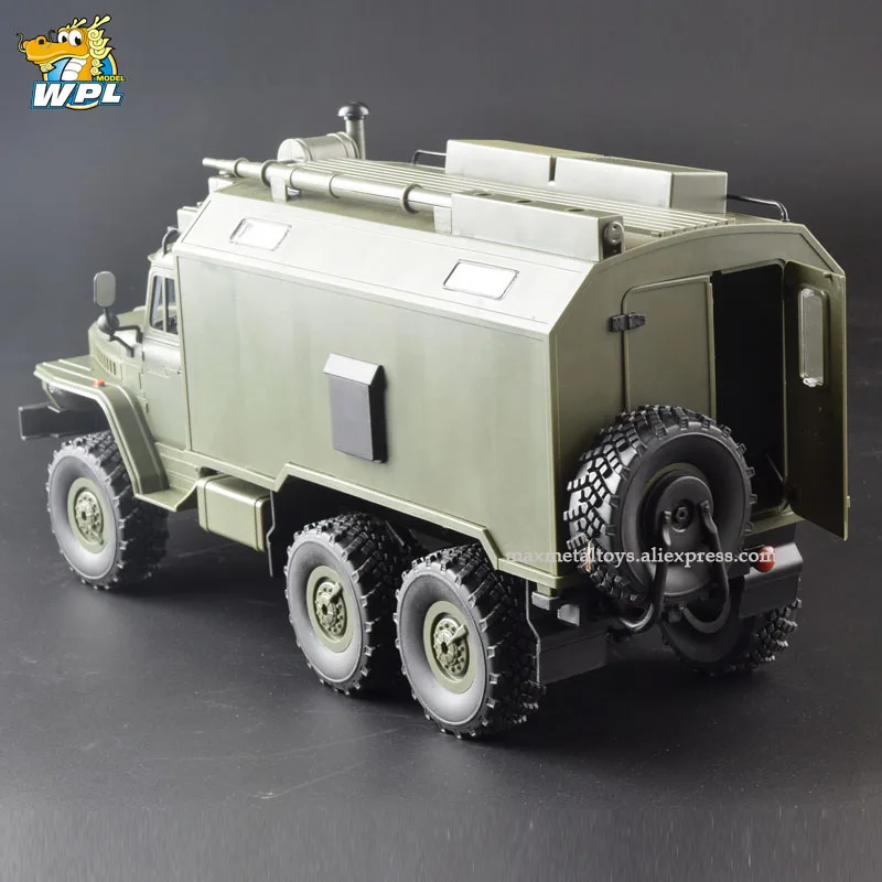 WPL B36 1:16 RC Автомобиль 2,4G 6WD военный грузовик гусеничный командный Коммуникационный автомобиль RTR игрушка Carrinho de Control