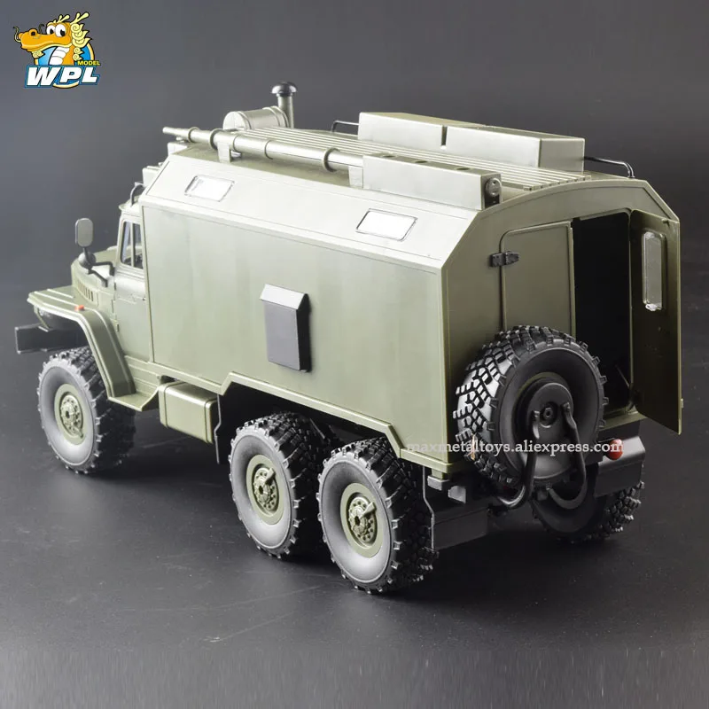 WPL B36 1:16 RC Car 2.4G 6WD Military Truck Crawler Command Communication Vehicle RTR Toy Carrinho de controle